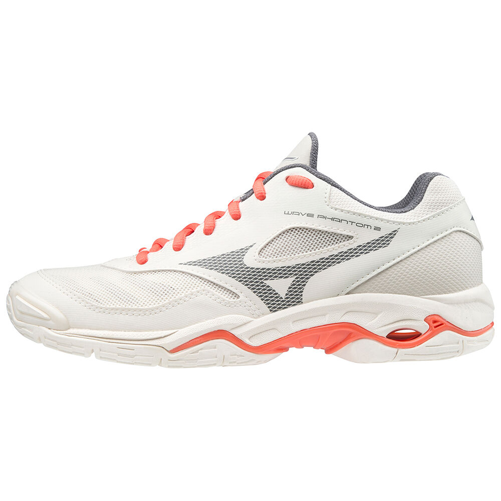 Tenis Handebol Mizuno Wave Phantom 2 - Mulher - Branco - JUXGV9730